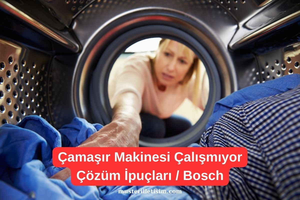 Bosch Çamaşır Makinesi Arızaları  Bosch çamaşır makinesi kullanıcıları için geniş kapsamlı bir arıza rehberi