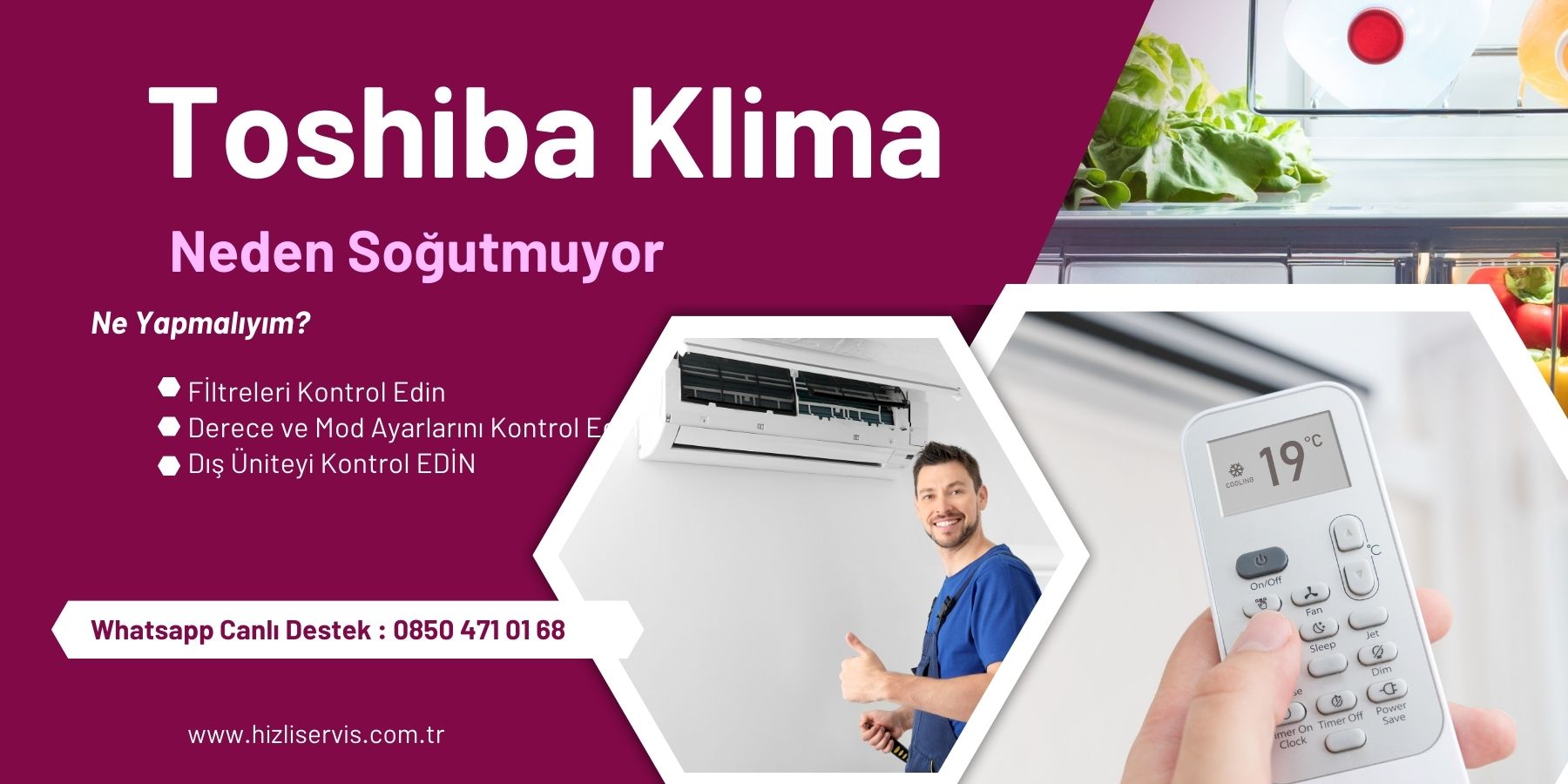 Toshiba Klima Neden Soğutmuyor?